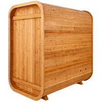 2-Person Dry Heat Sauna Built to Transform Home Recovery, Canadian Cedar, Finnish 6kW Stove, 95°C Range