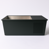 Cold Plunge Tub Designed for Daily Recovery, Integrated 1.0 HP Chiller, 316L Stainless Basin, UV-C Filtration