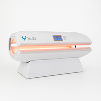 Red Light Therapy Capsule Built for Full Body Treatment, 12000 LEDs, Clamshell Design, Touchscreen Control